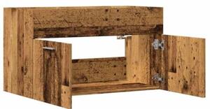 Szafka pod umywalkę, stare drewno, 80x38,5x46 cm