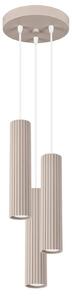 Potrójna lampa wisząca taupe B6-K61