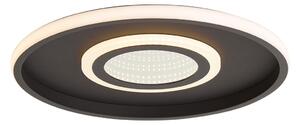 Nowoczesna lampa sufitowa czarna z wbudowanym LED i 3-stopniowym przełącznikiem - Frini