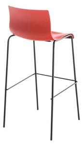 Aryjskie czerwone krzesło barowe