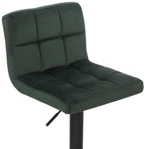 Krzesło barowe Bobby zielone