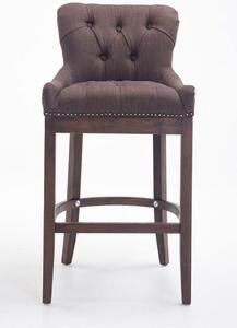 Krzesło barowe Carl brązowe