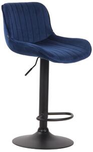 Krzesło barowe Eliseo niebieskie