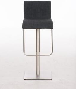 Krzesło barowe Gatlin ciemnoszare