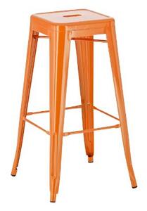 Krzesło barowe Genesis pomarańczowe