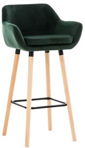 Krzesło barowe Guillermo zielone
