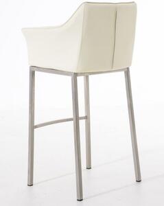 Kremowe krzesło barowe Kabir