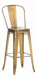 Krzesło barowe Jakari złote