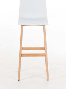 Krzesło barowe Kase białe