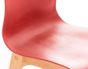 Krzesło barowe Kase czerwone