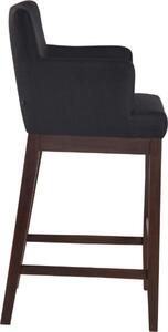 Krzesło barowe Madden czarne