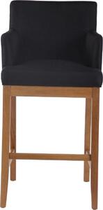 Krzesło barowe Misael czarne