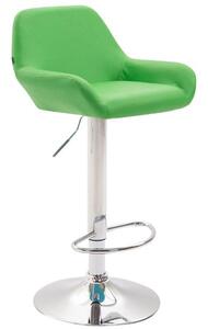 Krzesło barowe Van zielone