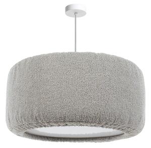 Szara lampa wisząca z modnym kloszem 50 cm - M063 M7-M84