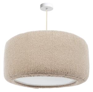 Elegancka okrągła lampa beżowa 40 cm - M062 M3-S98