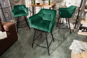 Krzesło barowe Artemide zielone