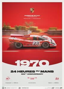 Druk artystyczny Porsche 917 Kh - 24h Le Mans - 100th Anniversary - 1970, Automobilist