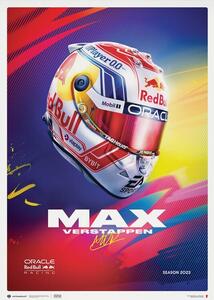 Druk artystyczny Oracle Red Bull Racing - Max Verstappen - Helmet - 2023, Automobilist