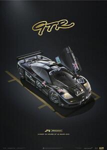 Druk artystyczny McLaren F1 Gtr - 24h Le Mans, Automobilist