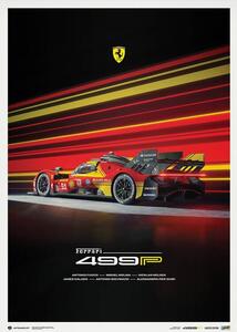 Druk artystyczny Ferrari 499p - 2024