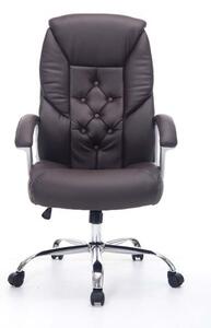 Krzesło biurowe Abbondina brązowe