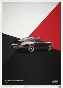 Druk artystyczny Porsche 911 Rs - Black - Limited Poster, Automobilist