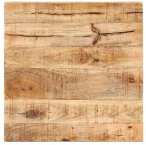 Stolik bistro, kwadratowy, 50x50x75 cm, surowe drewno mango