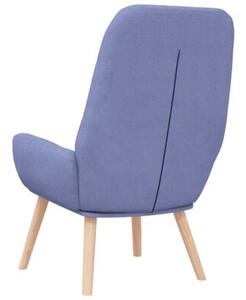 Fotel relaksacyjny jeans niebieski tkanina