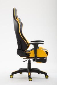 Krzesło biurowe Abramina czarny/żółty