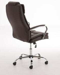 Krzesło biurowe Abrama brązowe
