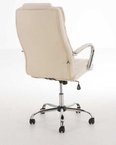 Krzesło biurowe Abrama kremowe