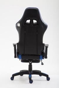 Krzesło biurowe Abramina czarno/niebieskie