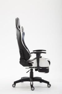 Krzesło biurowe Abramina czarno-białe