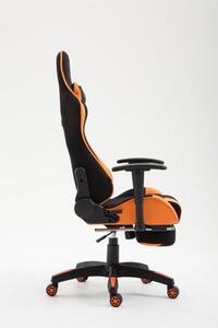 Krzesło biurowe Accursa czarny/pomarańczowy