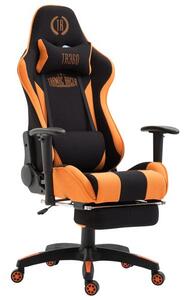 Krzesło biurowe Accursa czarny/pomarańczowy