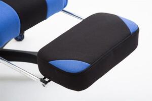 Krzesło biurowe Accursa czarne/niebieskie