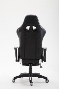 Krzesło biurowe Abramina czarno-białe