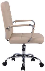 Krzesło biurowe Achilla kremowe