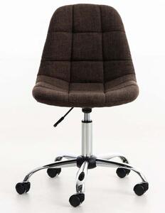 Krzesło biurowe Achiropita brązowe