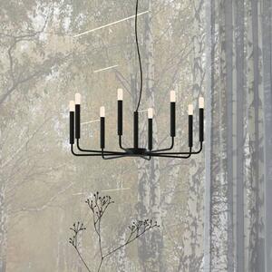 Żyrandol ORTO Nowodvorski Lighting, czarny, salon / jadalnia, metal, nowoczesny