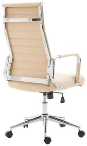 Krzesło biurowe Adelisia kremowe