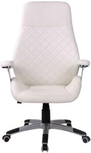Krzesło biurowe Adelma białe