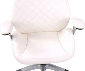 Krzesło biurowe Adelma białe