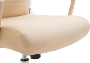 Krzesło biurowe Adelisia kremowe