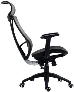 Krzesło biurowe Adelmina szare
