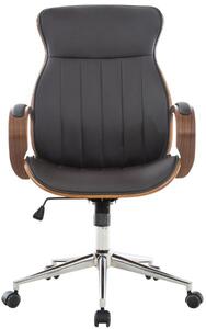 Krzesło biurowe Ademara orzech/brąz