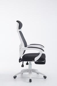Krzesło biurowe Adema czarno-białe