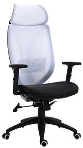 Krzesło biurowe Adelmina białe