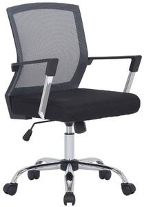 Krzesło biurowe Adelmira czarne/szare