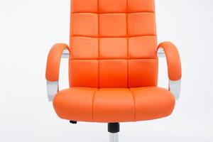 Krzesło biurowe Ademia pomarańczowe